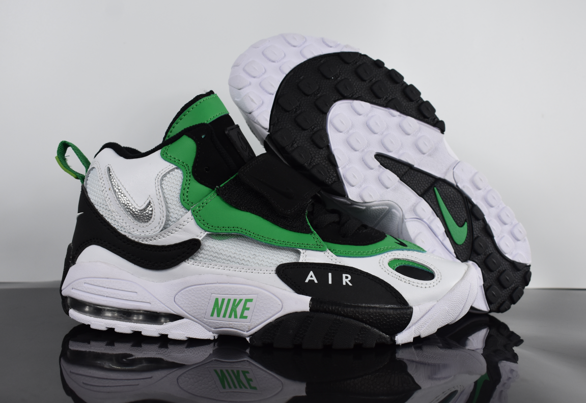 Women Nike Air Max Speed Turf White Green Black Shoes